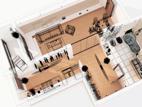 Digitale Visualisierung der Immobilie 